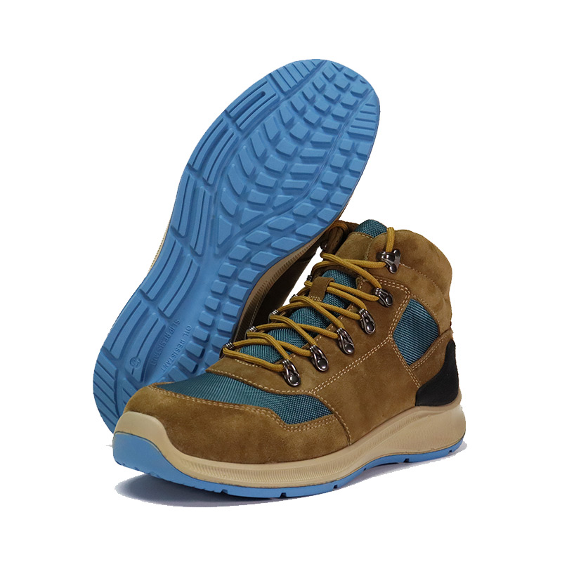 ຢາງ Outsole Suede Nylon Cloth ເກີບເຮັດວຽກ